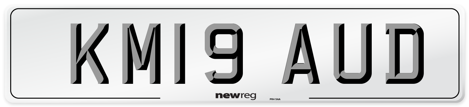 KM19 AUD Number Plate from New Reg